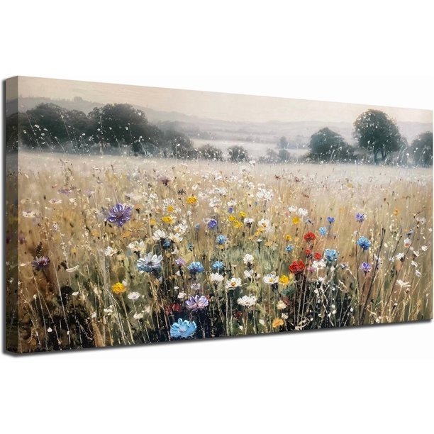 Pintura decorativa para paredes de Ajion, que representa paisajes naturales en las montañas, ideal para decorar paredes en oficinas, hogares, restaurantes y pasillos.