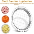 thumbnail image 3 of NOGIS Egg Chopper Stainless Steel Egg Slicer Fruit Cube Cutter Salads Cutters Tomato Cutter Potato Cutter, 3 of 6