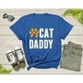 thumbnail image 2 of Cat Daddy Happy Birthday Step Dad Fathers Day Gift Cat Lover Shirt Cat Dad Gift Animal Lover Tshirt Best Gift For Dad Cat Father T-Shirt, 2 of 8