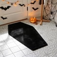thumbnail image 6 of PSVFUJZ Coffin Shaped Halloween Bathroom Rug, 19.6x31.4 Inch Gothic Decor Bath Mat, Non-Slip Absorbent Microfiber Toilet Rug, Spooky Washroom Floor Carpet, Machine Washable, 6 of 6