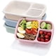 thumbnail image 2 of 1 Bento Box Lunch Box for Kids and Adults Reusable Food Storage Container 3 Compartment Lunch Box for School Work and Travel, 2 of 3
