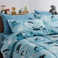thumbnail image 2 of Sleep Zone Kids Twin Bedding Comforter Set - 5 Pieces Super Cute & Soft Bedding Sets & Collections with Comforter, Sheet, Pillowcase & Sham - Fade Resistant Easy Care (Little Fish), 2 of 6