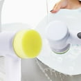 thumbnail image 5 of XGFHYJEH Electric Spin Scrubber, Cordless Cleaning Brush, Power Spin Scrubber, Scrub Brush, Scrubber Cleaner, Electronic Scrubber, Barhroom Scrubber with 5 Brush Heads, 5 of 7
