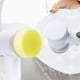 thumbnail image 5 of Cepillo de limpieza giratorio motorizado recargable con 5 cepillos intercambiables para la limpieza de bañeras, azulejos, lavabos y duchas., 5 of 7