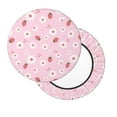 thumbnail image 2 of Kdxio Hand Drawn Strawberry Print Stool Covers Round,Stretch Round Bar Stool Covers Washable Bar Stool Cushion Slipcover for 12-15 Inch Chair, 2 of 7