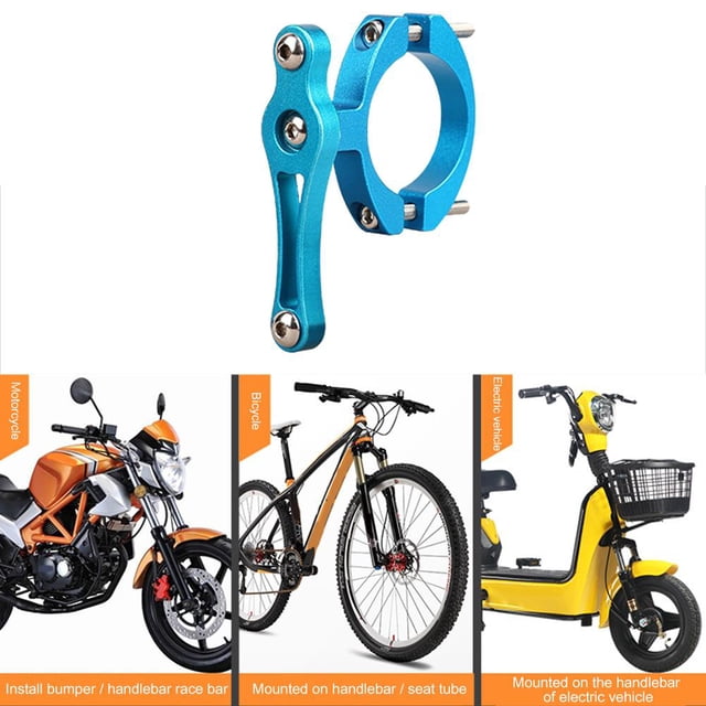 Bicicleta Motocicleta Eléctrica Soporte para botella Ndcxsfigh de agua para bicicletatornillos doblesClip para portavasos MTB (azul)
