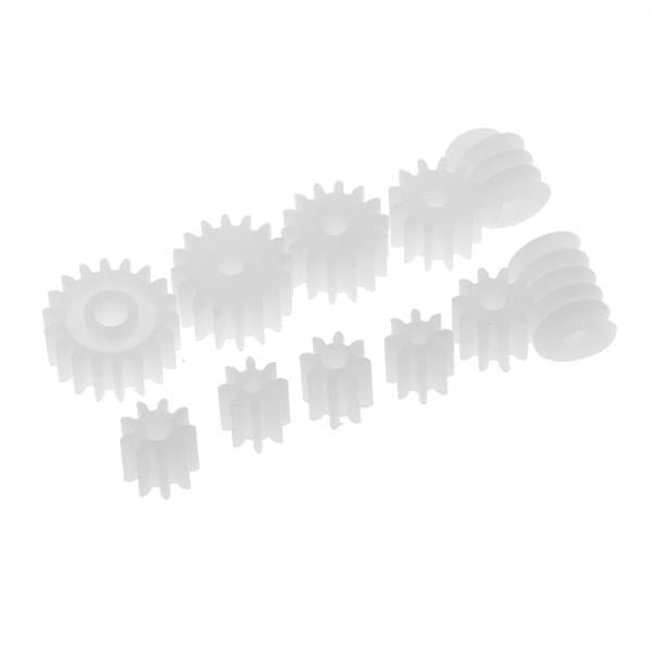 3-4 Packung 11 piezas/juego surtido de engranajes de plástico piezas de coche de 4 piezas Sunnimix Engranajes de juguetes de plástico RC Car
