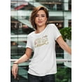 thumbnail image 2 of Number One She Is My Mom Text Shaped T-Shirt Women -Image by Shutterstock, Female 3X-Large, 2 of 4