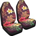 thumbnail image 3 of XYZCANDO Hawaiian Hibiscus Car Seat Covers for Man Protector Auto Seat Covers Soft Anti-Slip, for Truck SUV Van, 3 of 10