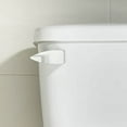 Universal Toilet Flush Lever Handle, White Plastic, Front Mount