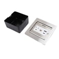thumbnail image 1 of Salida De Piso Empotrada, Instalación Incrustada A Prueba De Agua De 3 Puntas USB A USB C Puerto Caquetón De Piso Empotrado Para Encimeras De Pisos Tablas De Cubiertas, 1 of 7