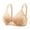 Khaki, variant on TSADFHJI Women Casual Adjustable Breathable Top Bra Underwear without Steel Ring Gathering and Adjusting Bra Women's Bras Bodysuit Bras for Women Satin Women Bras Black Purple 38