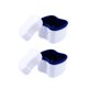 thumbnail image 1 of EeaseMX Caja para dentaduras postizas (2 unidades), caja de baño para dentaduras postizas, caja de almacenamiento con cesta de enjuague (azul), 1 of 8