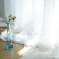 thumbnail image 5 of Cortinas Transparentes Blancas para Ventana 90 Pulgadas de 12 Paneles Cortinas Blancas Transparentes Cortinas Transparentes Panel Básico de Bolsillo de Varilla, 5 of 5