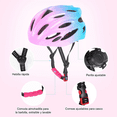 thumbnail image 3 of Casco Protección Niños Rodilleras Muñequeras Coderas Kit Xtellar multicolor, 3 of 4