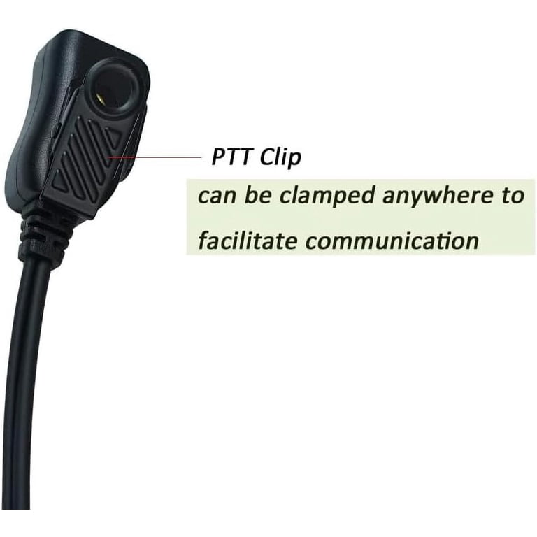 Acoustic Tube Earpiece Headset Mic For Baofeng BF-888S/UV-5R Walkie...