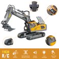 thumbnail image 5 of Remote Control Excavator, Remote Control Construction Toys Vehicle with Metal Bed and Light/Music, Birthday Gifts for Boys Girls Age 3+ Year Old, 5 of 6