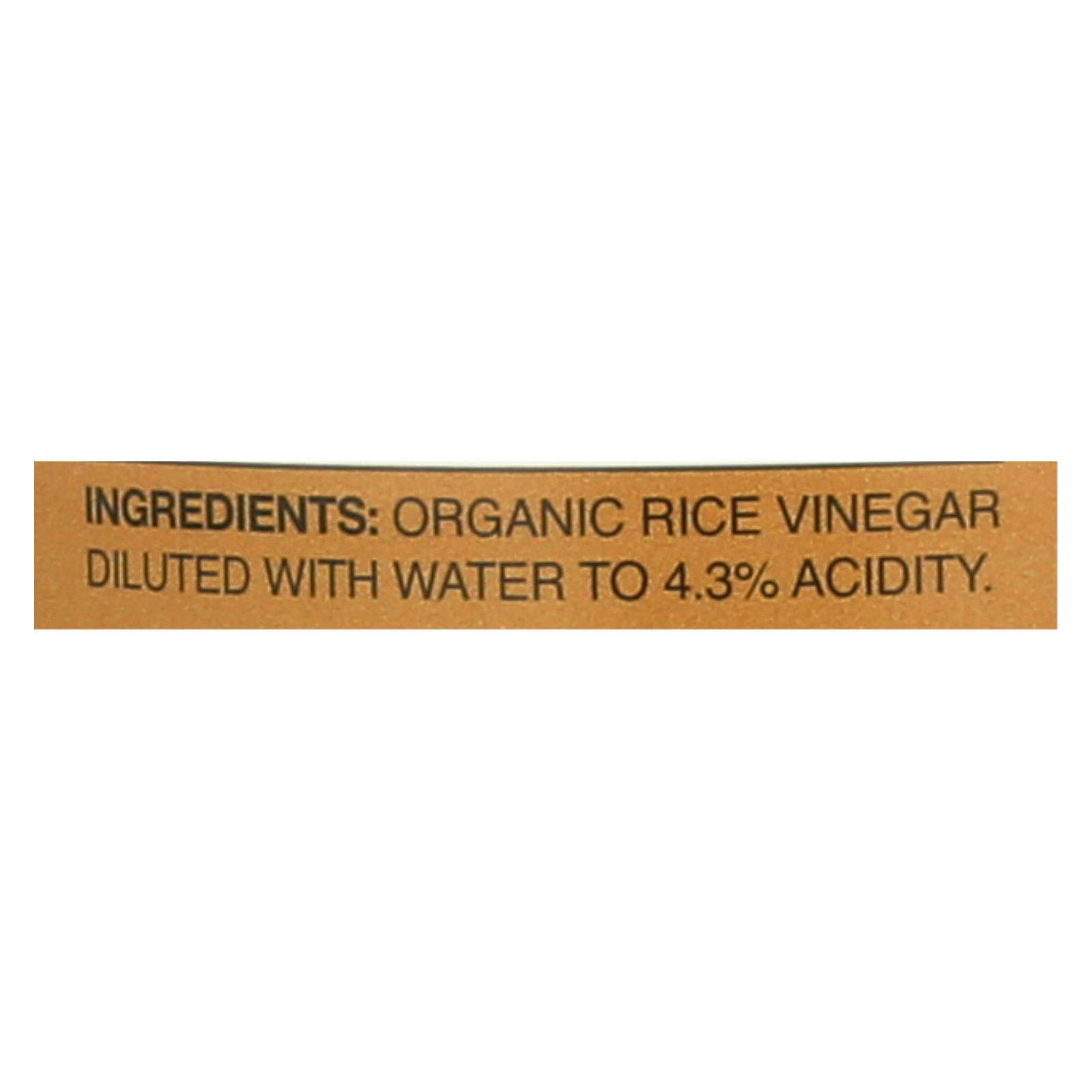 Marukan Organic Rice Vinegar, 12FO (Pack of 6)