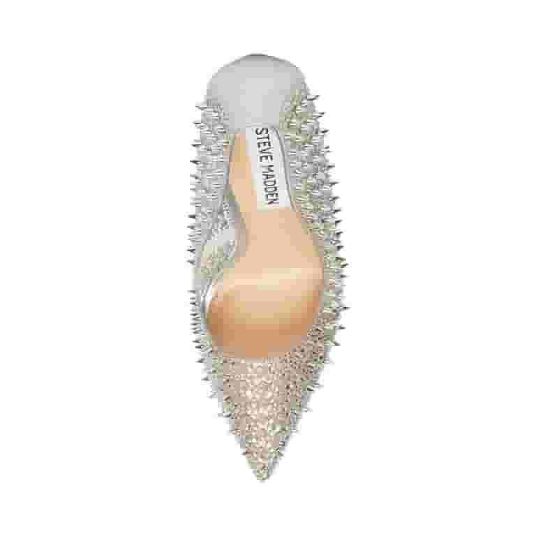 Steve Madden☆ドリーミング Embellished Steve Madden VARIOUS Clear Sexy Stiletto Rhinestone