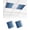 Navy, Blue,, variant on 1 Pack Fluorescent Light Cover for Ceiling Lights, Dark Green Striped Magnetic Classroom Light Filters 4x2 Feet, Green White Ombre Farmhouse Gradient Decorative Ceiling Shade Panel for Office