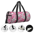 thumbnail image 3 of ZICANCN Watercolor Vintage\r\nFlower\r\nRose Travel Duffle Bag, Sports Tote Gym Bag Weekenders Bags for Women Men, 3 of 8