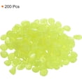 thumbnail image 3 of MECCANIXITY 200pcs Glow Rocks 13-17mm Glow Pebbles Decoration in The Dark Luminous Stones Decor DIY Decorative Yellow for Garden, Potted Plant, Fish Tank, 3 of 8