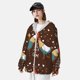 thumbnail image 3 of Balery Rooster And Chicken Sudadera ligera de manga larga con capucha y protección solar UPF 50+ para hombre y mujer, ideal para pesca y running-X-Large, 3 of 7