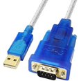 thumbnail image 1 of GHSDFBB 10 Feet USB to DB9 Male Serial Adapter Cable with FTDI Chipset USB to RS232 Port Converter Compatible with Windows 11 10 8 7 Mac Linux, 1 of 7