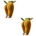 thumbnail image 1 of Sonducket Pantalones cortos de yoga de poliéster para mujer Correr Jogging Ciclismo Entrenamiento Fitness Pantalones cortos deportivos de Amarillo METRO 2piezas, 1 of 6