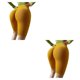thumbnail image 3 of Pantalones cortos de poliéster Minnieouse Gimnasio en casa Correr Jogging Cintura alta Amarillo SG, 3 of 6