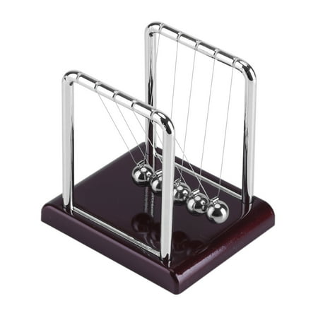Qiilu Steel Balance Swinging Magnetic Ball Cradle Physics Science