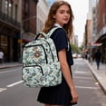 thumbnail image 4 of Yspwyqan Kids Camo Backpack for School, Bass Fish Large Capacity 600D Polyester Bookbag, Front Pocket Adjustable Straps Bag for Middle School Hiking Back to School Gifts, 4 of 7