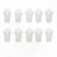 thumbnail image 2 of 100 Pack 500ml Clear Plastic Cups with Dome Lids and Hole, Ideal for Beverages, 2 of 4