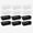 White and Black, variant on YEMNPIOS White 3 Pack Slim Plastic Storage Baskets, 10.25 x 3.25 x 2.5 Inch Narrow Stackable Drawer Organizer Trays for Desk, Cabinet, Garage