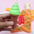 thumbnail image 2 of Pretend Play Food Set Simulated Pizza Educational Toy Kitchen Playset for Kids, 2 of 9