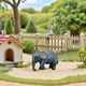 thumbnail image 3 of Adornos de elefante en miniatura, 12 Uds., modelos de elefante bonsái, artesanía de plástico, 3 of 6