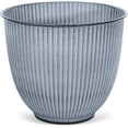 thumbnail image 2 of Headwind Robert Allen Natural Ironstone Decorative Planter, Archer Collection, Steel Blue, 12-inch, 2 of 9
