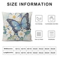 thumbnail image 5 of Butterfly Throw Pillow Covers Decorative  Pillow CasesSquare Cushion Cover for Couch Sofa Bedroom Patio, 5 of 5