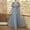 Gray, variant on ALLLIST Chiffon Women Dresses Plus Size formal Evening Gown Solid Gray Elegant A-Line Teen's Dresses