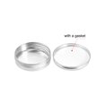 thumbnail image 3 of Uxcell Latas redondas de aluminio de 3.4oz 100ml con tapa de tornillo, almacenamiento de viaje, paquete de 12, 3 of 6