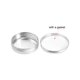 thumbnail image 3 of Uxcell Latas redondas de aluminio de 3.4oz 100ml con tapa de tornillo, almacenamiento de viaje, paquete de 12, 3 of 6