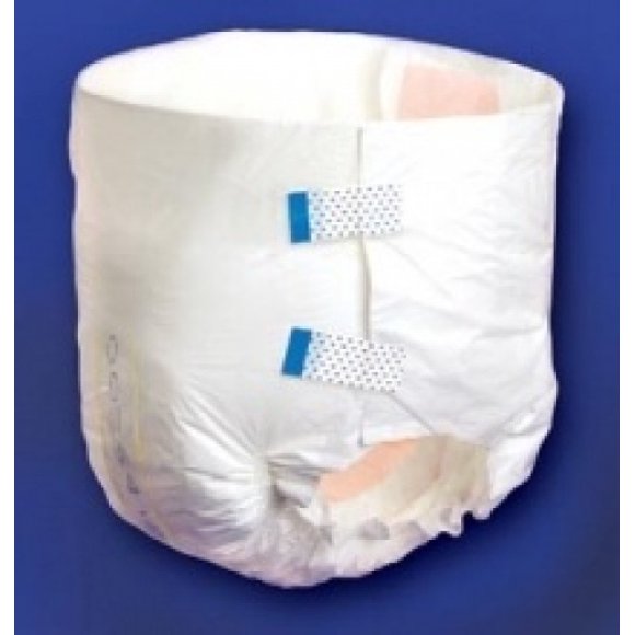 Principle Business Enterprises Unisex Adult Incontinence Brief Tranquility ATN Tab Closure Large, White 12 Bags
