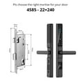 thumbnail image 1 of Waterproof Smart Door Lock Fingerprint APP Password RFID Card Keyless Digital Electronic Lock Aluminum/s Sliding ,Easy Installation, 1 of 6