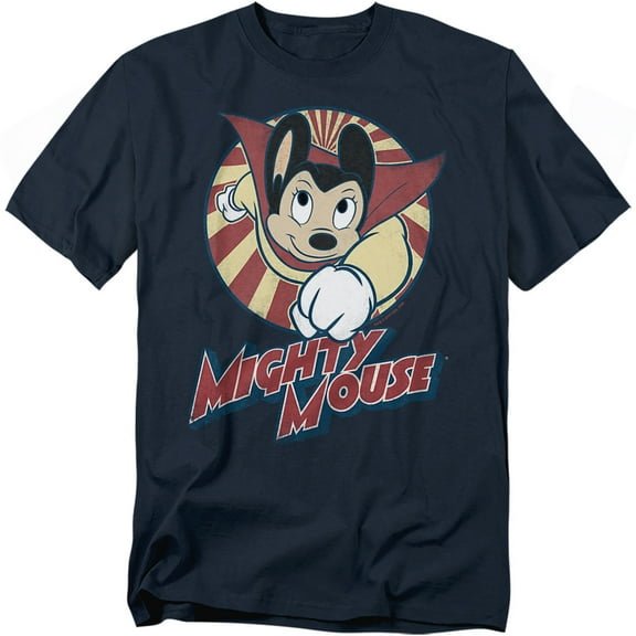 Mighty Mouse The One The Only Officially Licensed Adult T-Shirt L