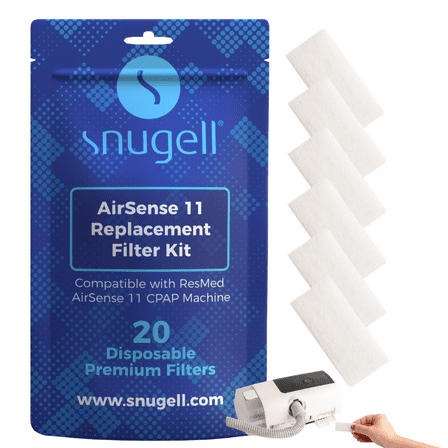 Disposable Replacement CPAP Airsense 11 Filters by Snugell Premium Universal Filter for Resmed Airsense 11 Series Travel Machine or Home Use (20)