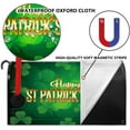 thumbnail image 4 of Happy St.Patricks Day Magnetic Mailbox Cover Green Clover Luck Shamrock Spring Leaf Mail Box Cover Standard Size 21x18 Inch Irish Holiday Fiesta Mailwraps House Outside Garden Yard Decor, 4 of 6