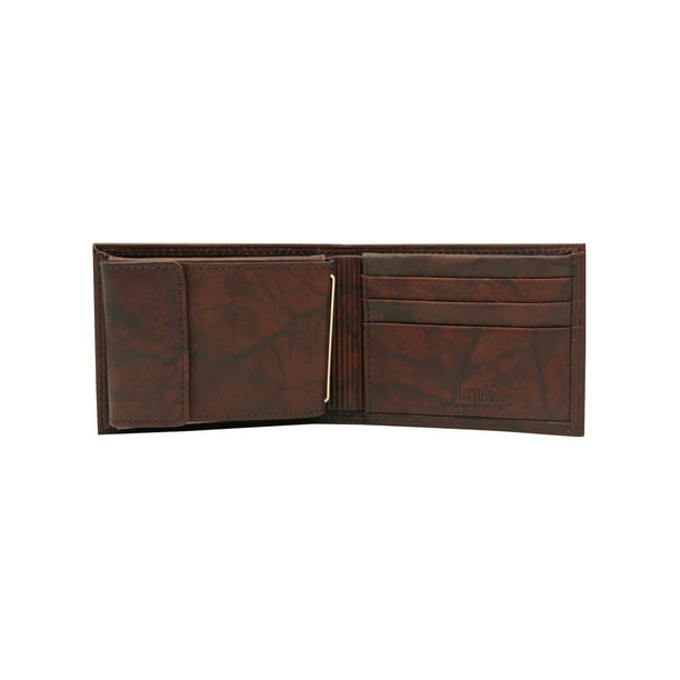 Buxton Men&#39;s - Brown Mens Leather Convertible Bifold Wallet - 0 - 0