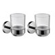 thumbnail image 4 of Pasta De Dientes Vaso De Vidrio Aleación De Zinc Montado En La Pared Baño Cepillo De Dientes Organizador Soporte matsuzay HA017894-00, 4 of 5