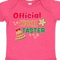thumbnail image 4 of Inktastic Christmas Official Cookie Taster with Bell and Star Cookie Boys or Girls Baby Bodysuit, 4 of 5