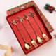 thumbnail image 4 of Spoon Fork Set, Christmas Dessert Tableware, Cute Doll Hand Gift, Stainless Steel, Portable, Gift for Home, Office, Kitchen, Large Family, Festive, Wedding, Party, Travel, Easy to Clean,, 4 of 8